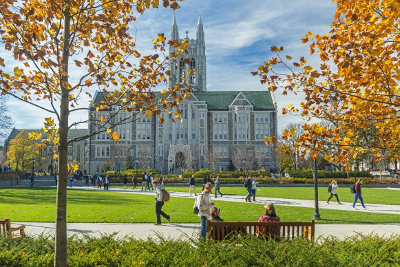 Boston College campus