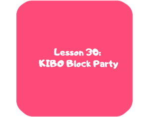 Pink Lesson 30 block piece.