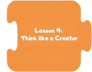 Orange Lesson 9 block piece.