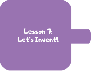 Purple Lesson 7 block piece.