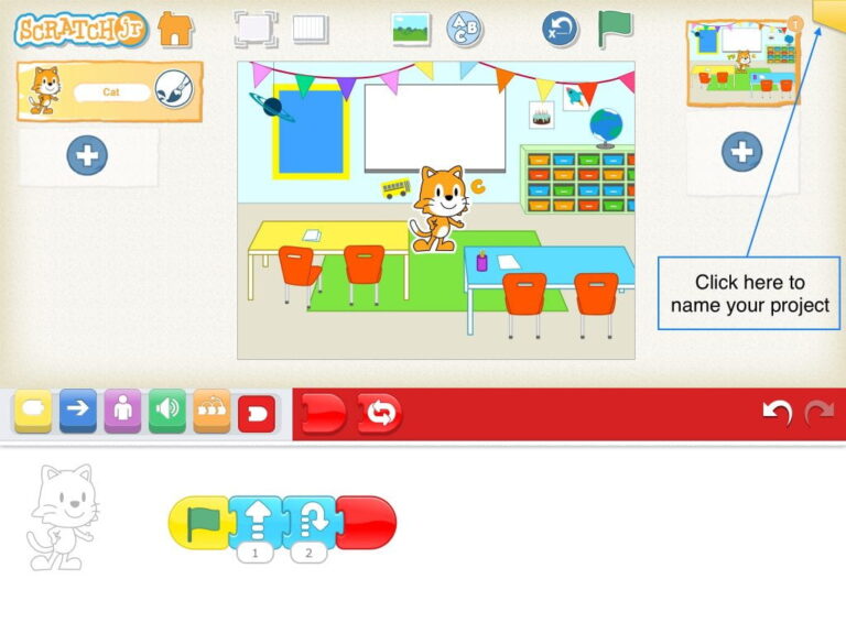 ScratchJr 1st – Coding as Another Language