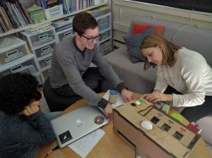 Researchers from Tufts and Wellesley discuss the next design iteration of the CRISPEE prototype.