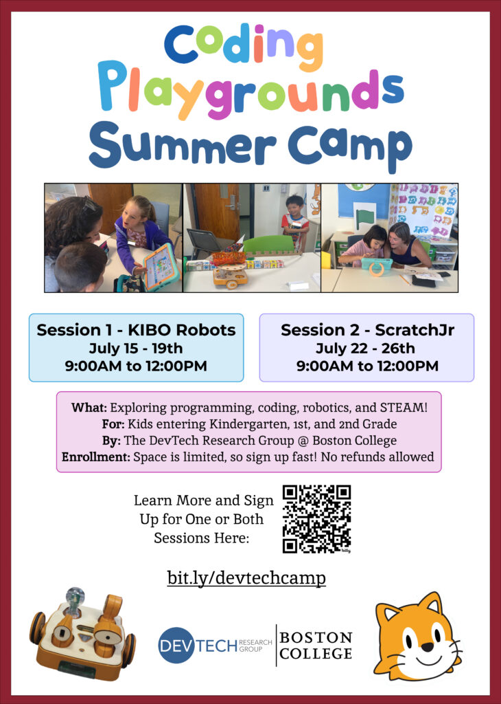 Coding Playgrounds Summer Camp flyer