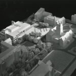 Architectural model of O'Neill Library