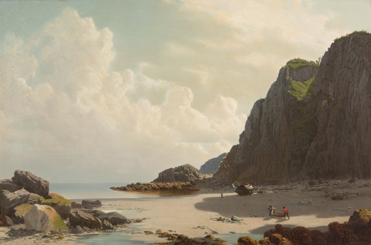 Coastal Scene with Figures