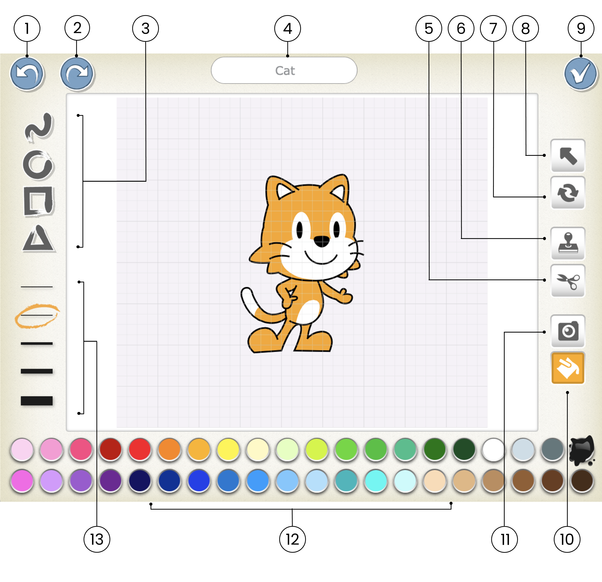 Paint Editor Interface Guide